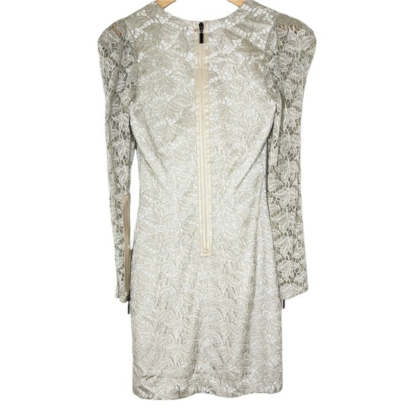 Black Halo Lace Long Sleeve Sheath Dress Size 2 - Picture 2 of 9